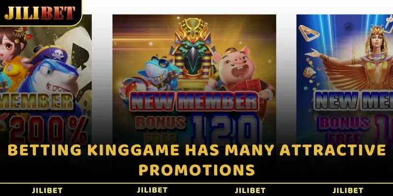 Betting KingGame has many attractive promotions