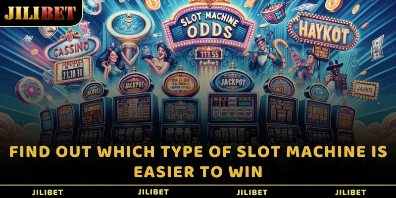 Find out which type of slot machine is easier to win